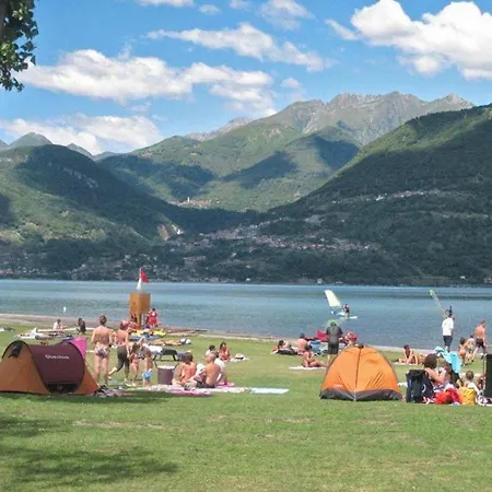 Paradiso - Sole Garten-ferienwohnung Mit Pool Apartamento Sueglio