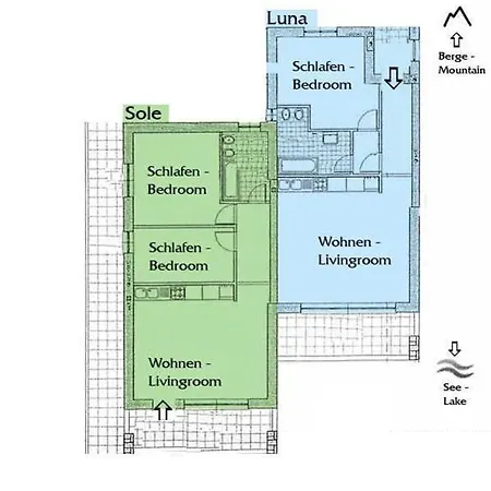 Paradiso - Sole Garten-ferienwohnung Mit Pool * Sueglio